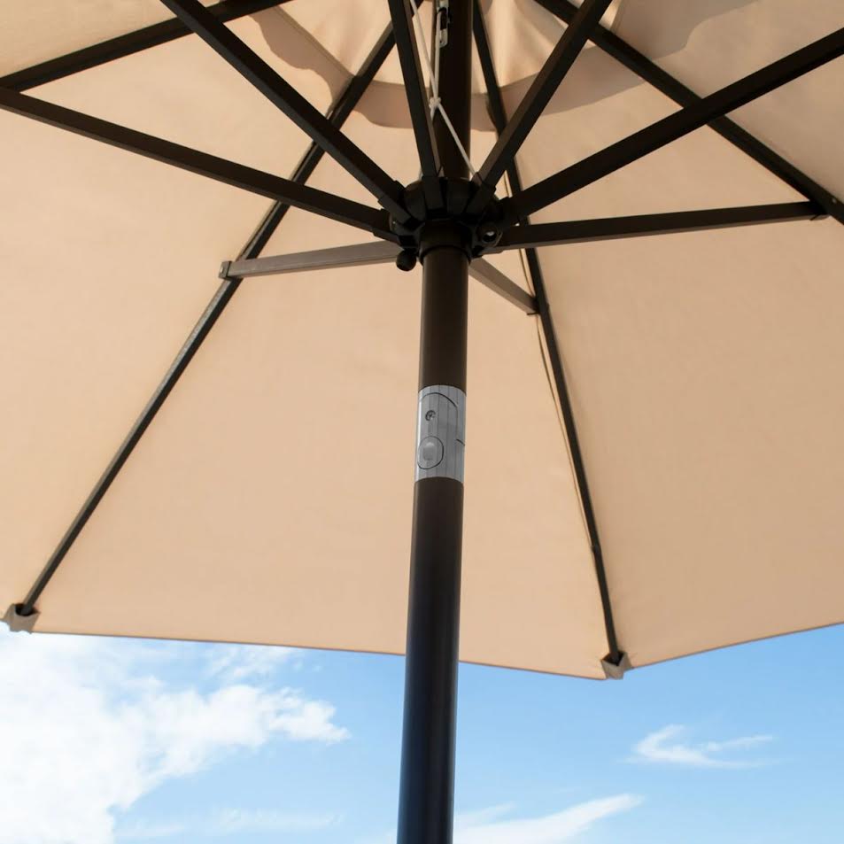 Shayd - 2M Center Outdoor Patio Umbrella With Round Base