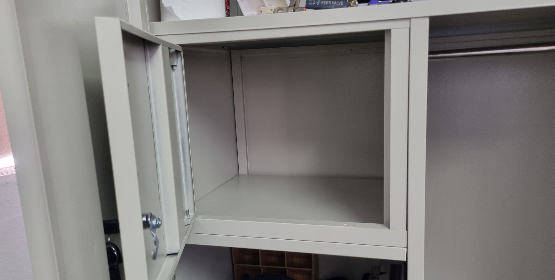 Focus - Maddix 4 Tier Storage & Hanging Cabinet With Safe