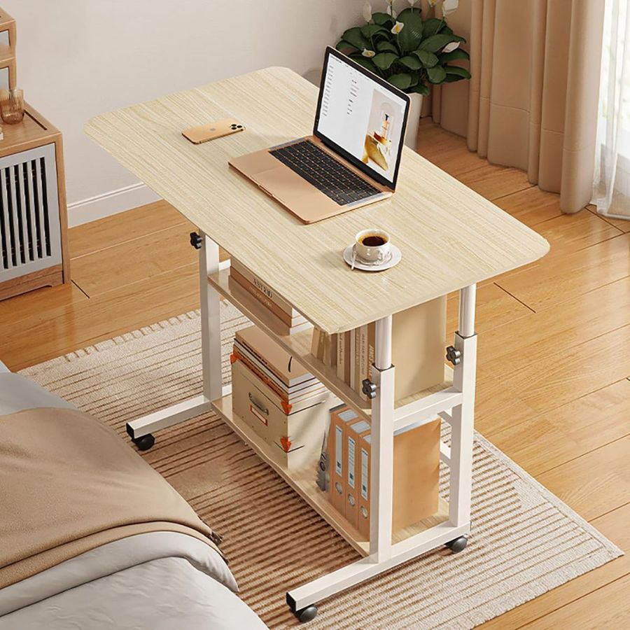 Focus - 3 Tier Multi-Purpose Adjustable Desk Stand & Wheels