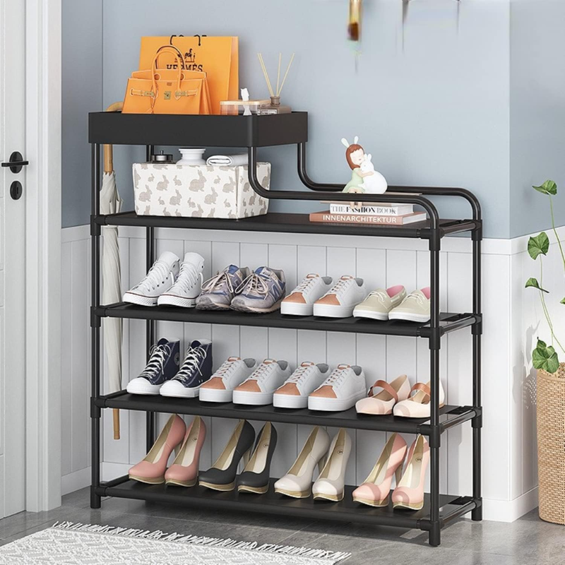 Nu Dekor - 5 Tier L-Shape Storage Shoe Rack