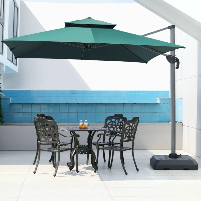 Shayd - 3m Sky Outdoor Cantilever Umbrella