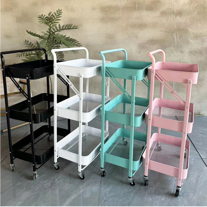 Nu Dekor - 3 Tier Multifunctional Kitchen Storage Trolley Rack