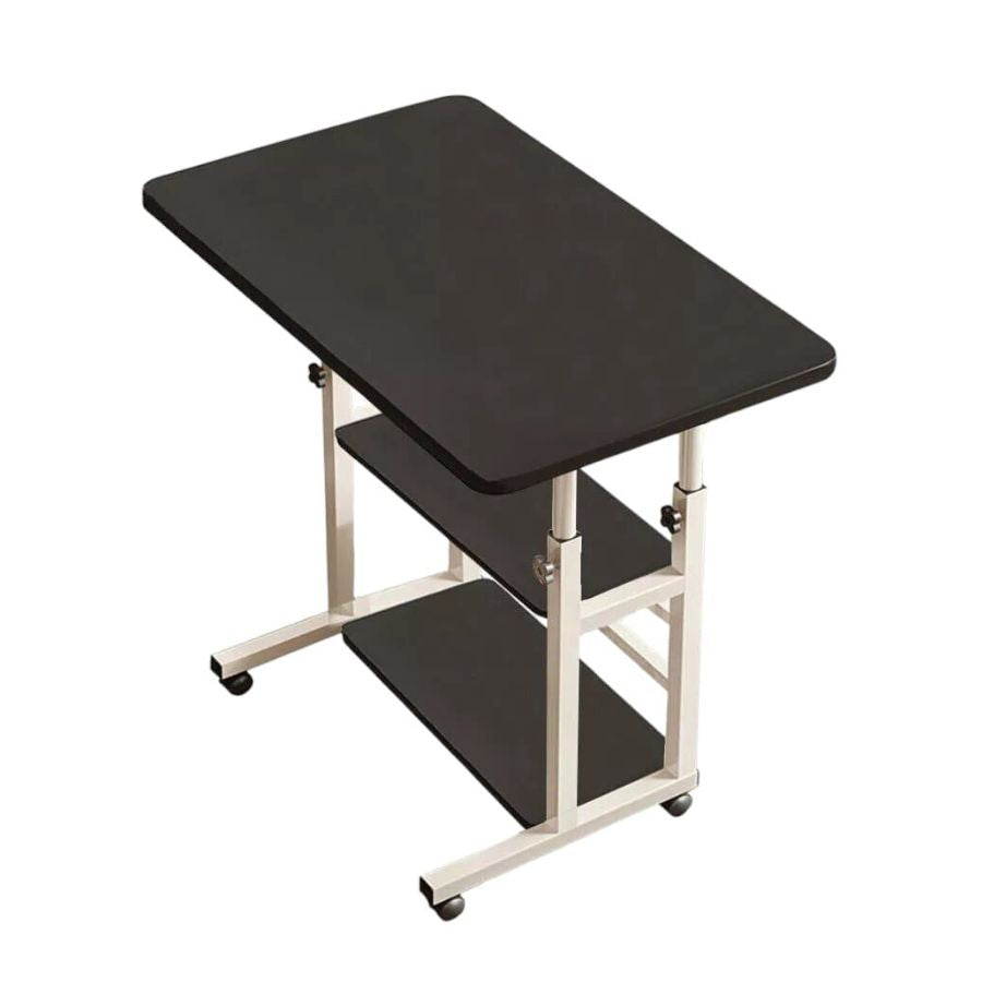 Focus - 3 Tier Multi-Purpose Adjustable Desk Stand & Wheels