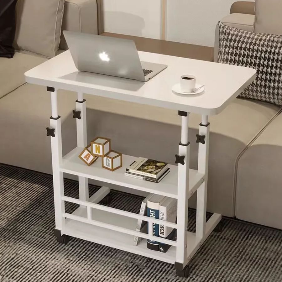 Focus - 3 Tier Multi-Purpose Adjustable Desk Stand & Wheels