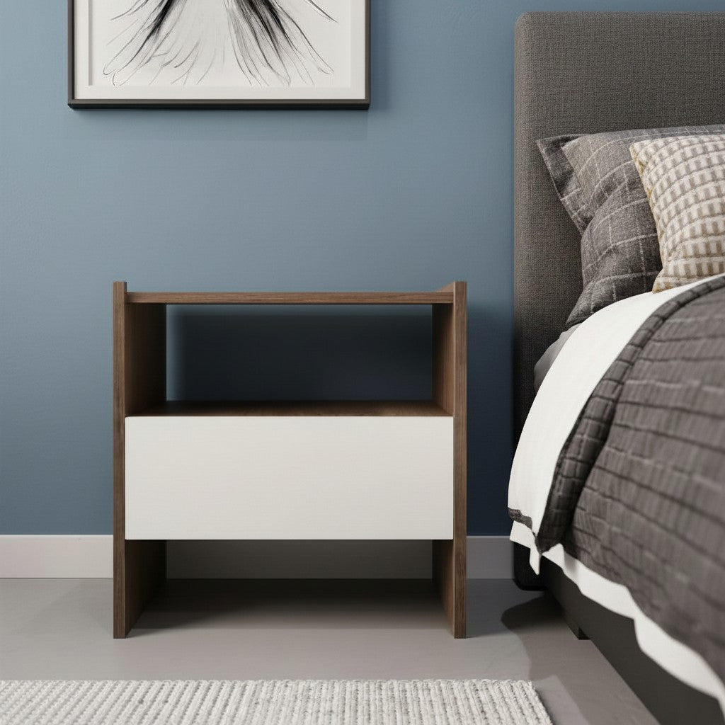 Nu Dekor - 2 Tone Anchor Bedside Pedestal