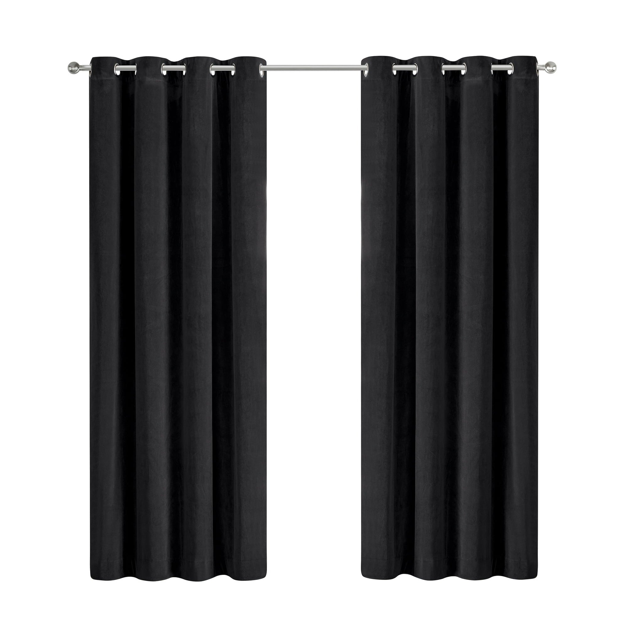 Nu Dekor - 3m Velvet Blackout Eyelet Curtains