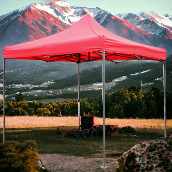 DD TARP 3m x 3m マルーンレッド Shayd - 3m Pop Up Gazebo – Homestylez