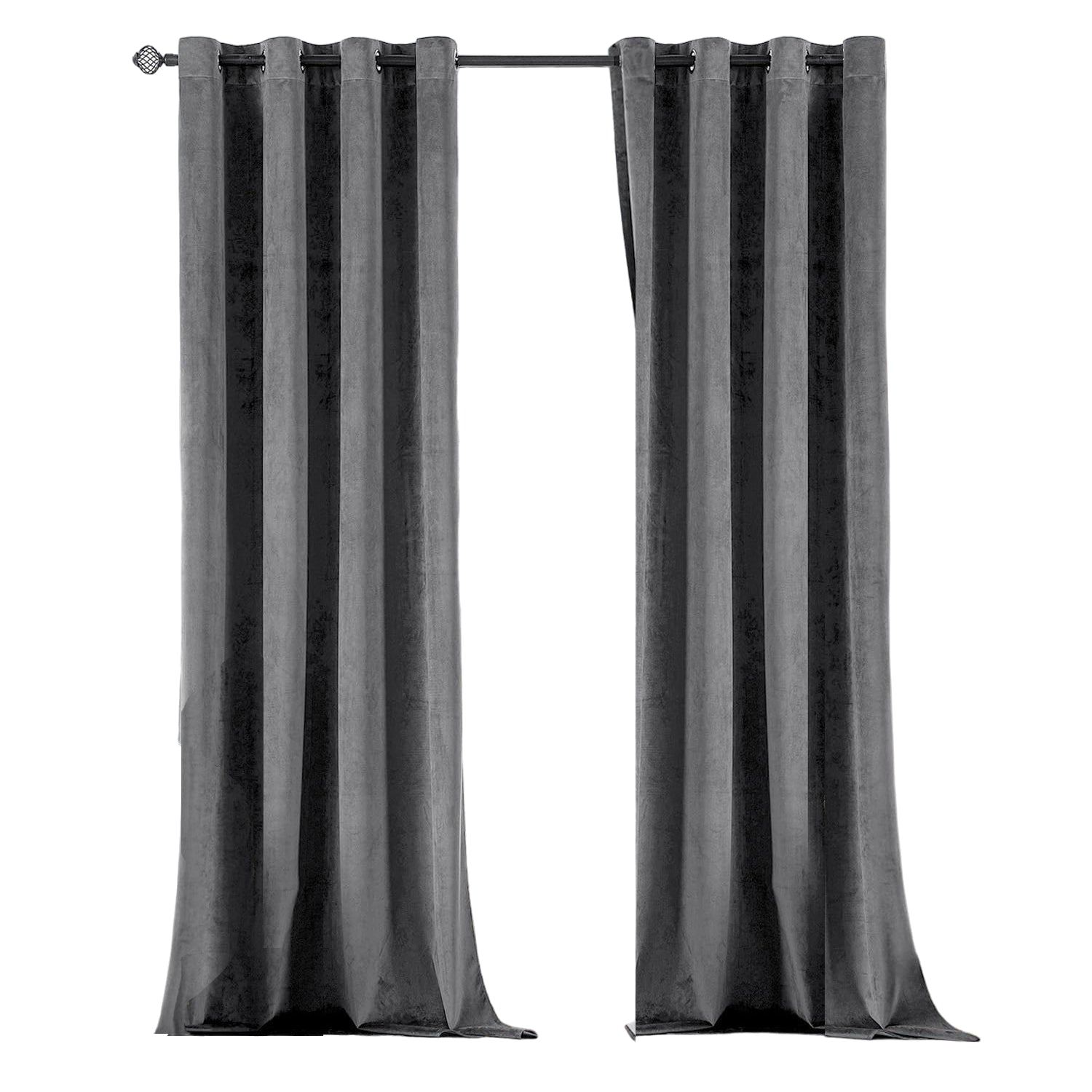 Nu Dekor - 3m Velvet Blackout Eyelet Curtains