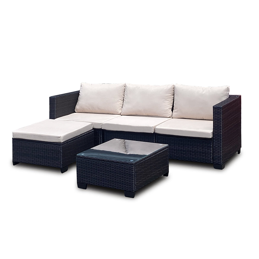 Shayd - 3PC Orlando Outdoor Rattan Patio Set
