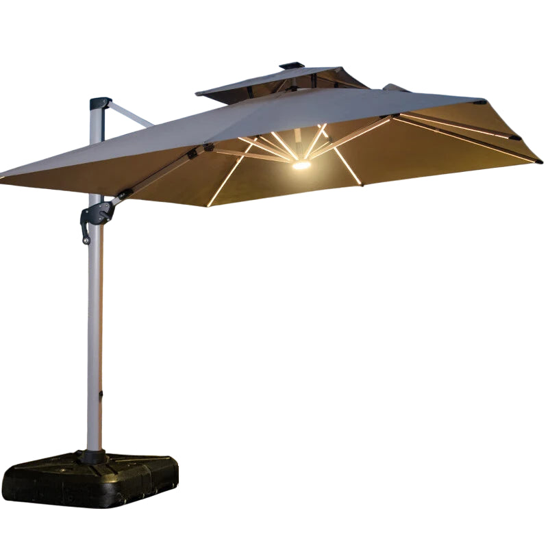 Shayd - 3m Sky Outdoor Cantilever Umbrella With Light