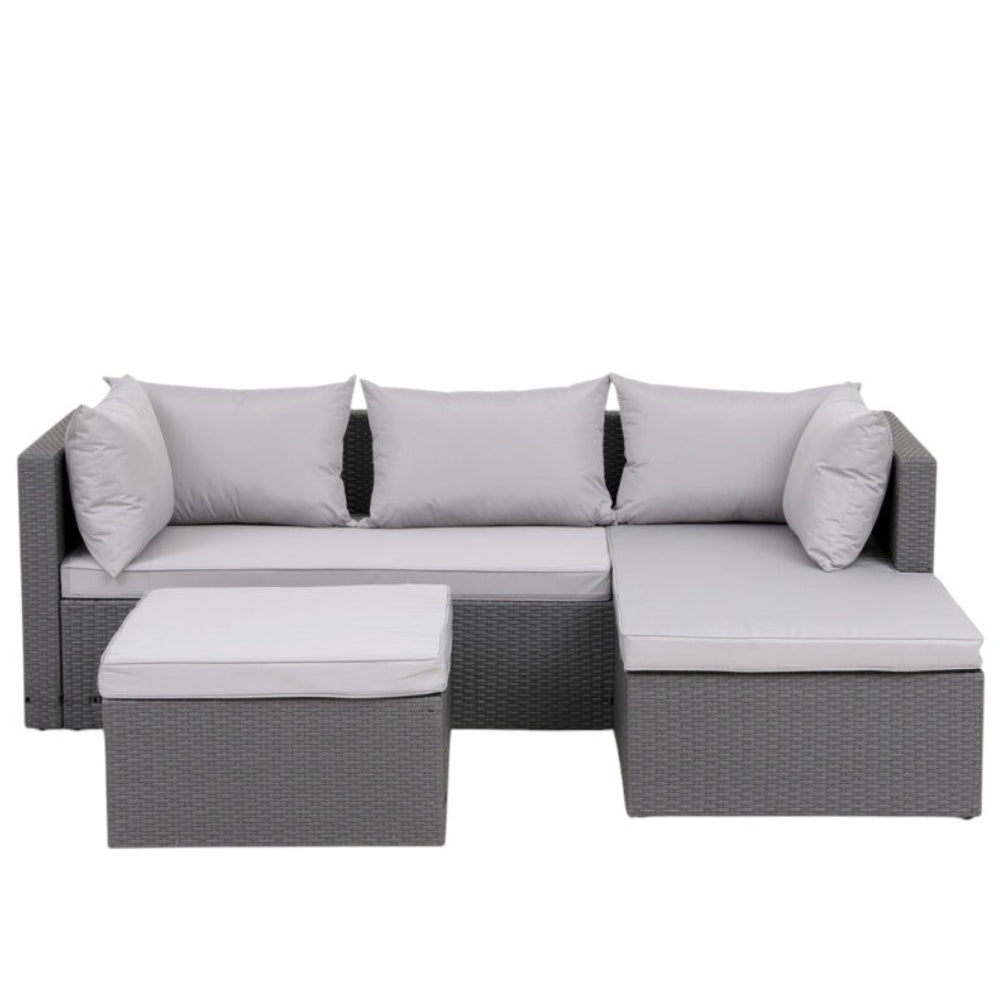 Shayd - Milan 3PC Outdoor Rattan Patio Set