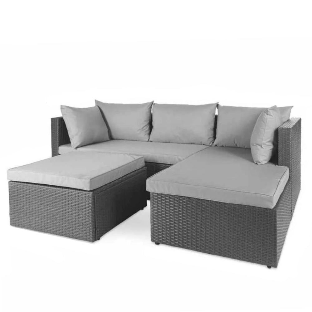 Shayd - Milan 3PC Outdoor Rattan Patio Set