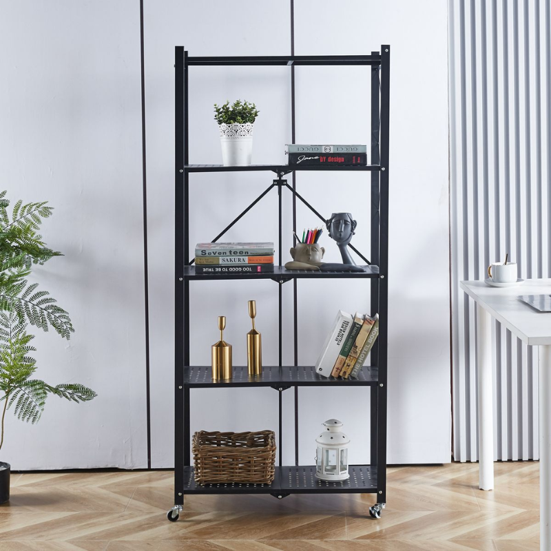 Nu Dekor - 5 Tier Foldable Storage Organizer Rack