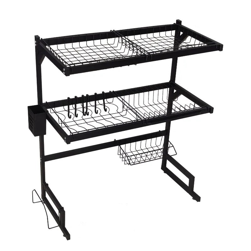 Compact - 2 Tier Over Sink Dish Drying Rack