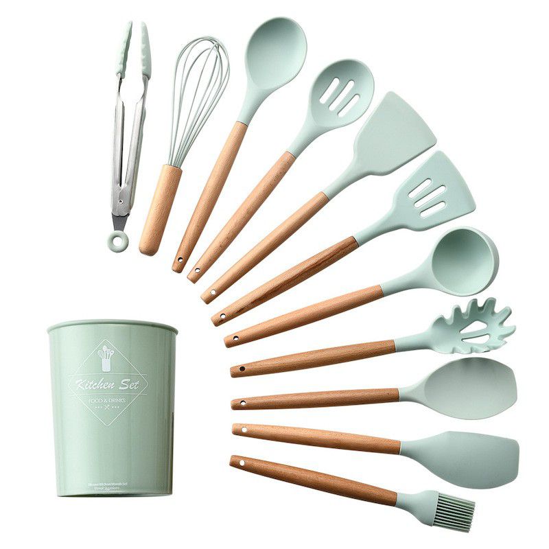 HomePro - 12 Piece Silicone Kitchen Cookware Utensil Set