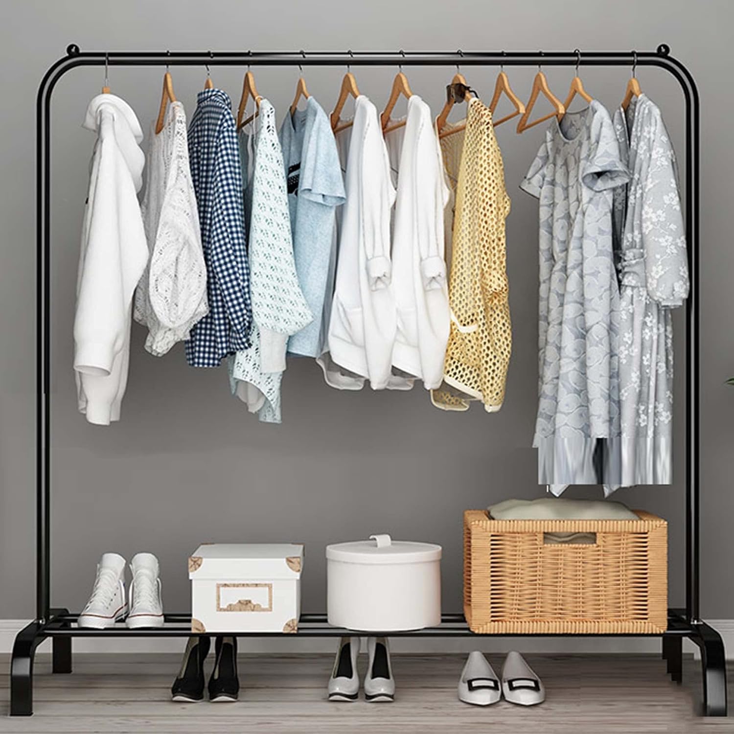 Nu Dekor - Heavy Duty Clothing Rail Storage Rack