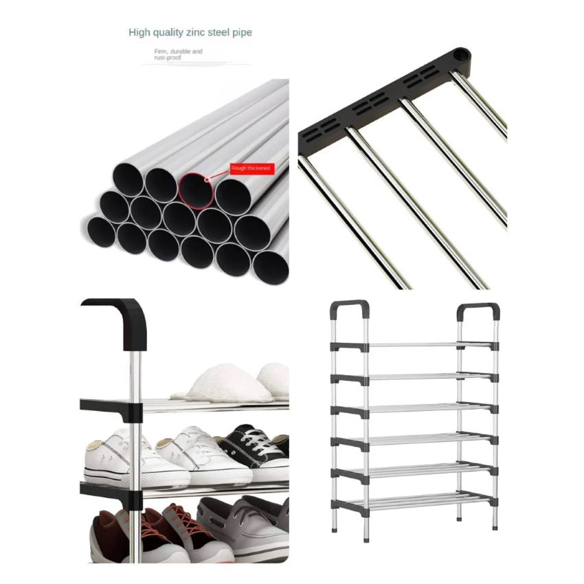 Nu Dekor - 6 Tier Storage Shoe Rack