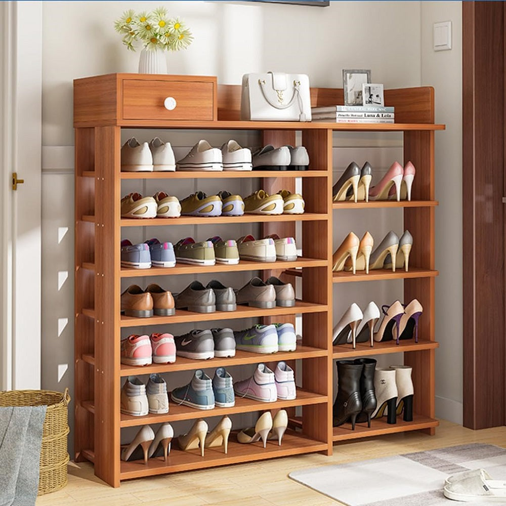 Nu Dekor - 7 Tier Multi-Layer Shoe Stand With Cabinet Shelf