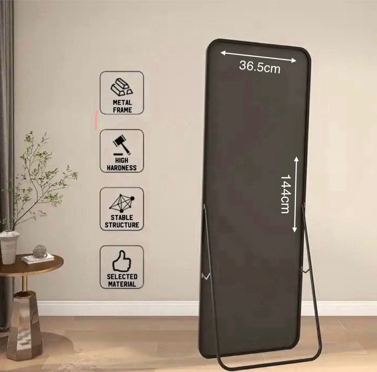 Nu Dekor - Free Standing Mirror Full Length - 36.5cm x 144cm