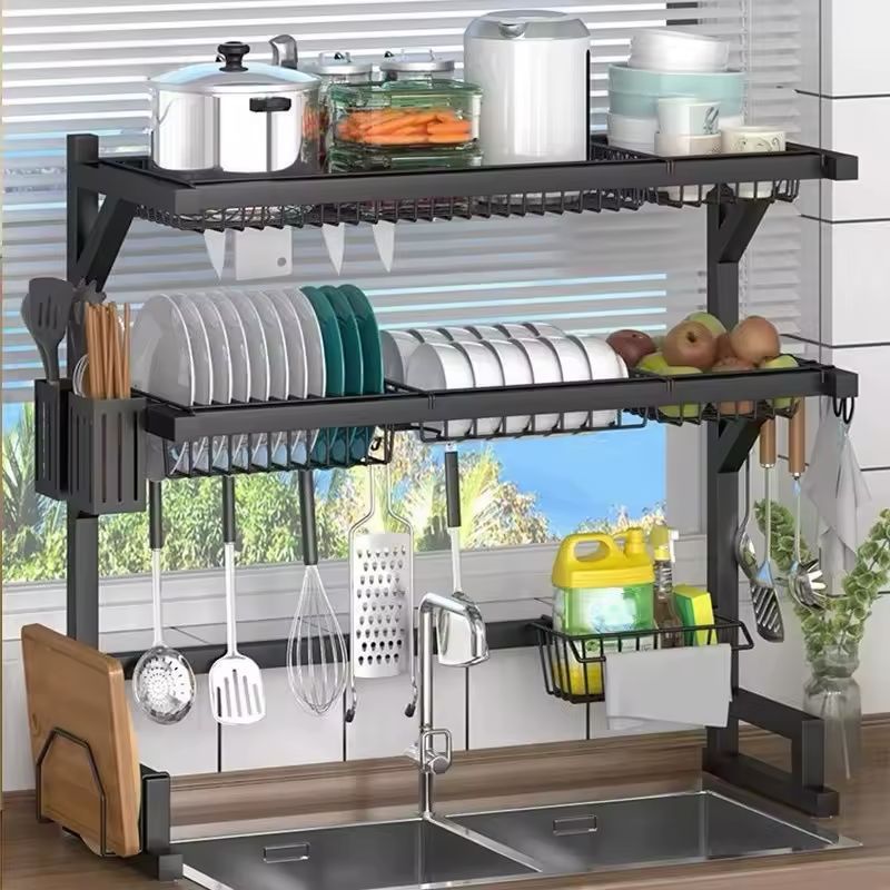 Compact - 2 Tier Over Sink Dish Drying Rack