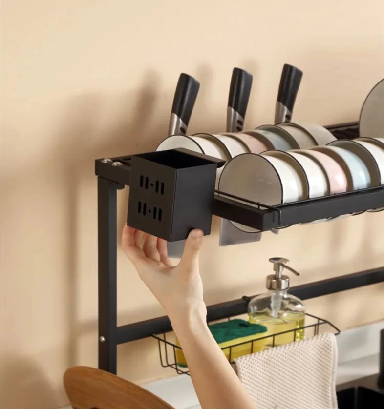 Compact - 2 Tier Over Sink Dish Drying Rack