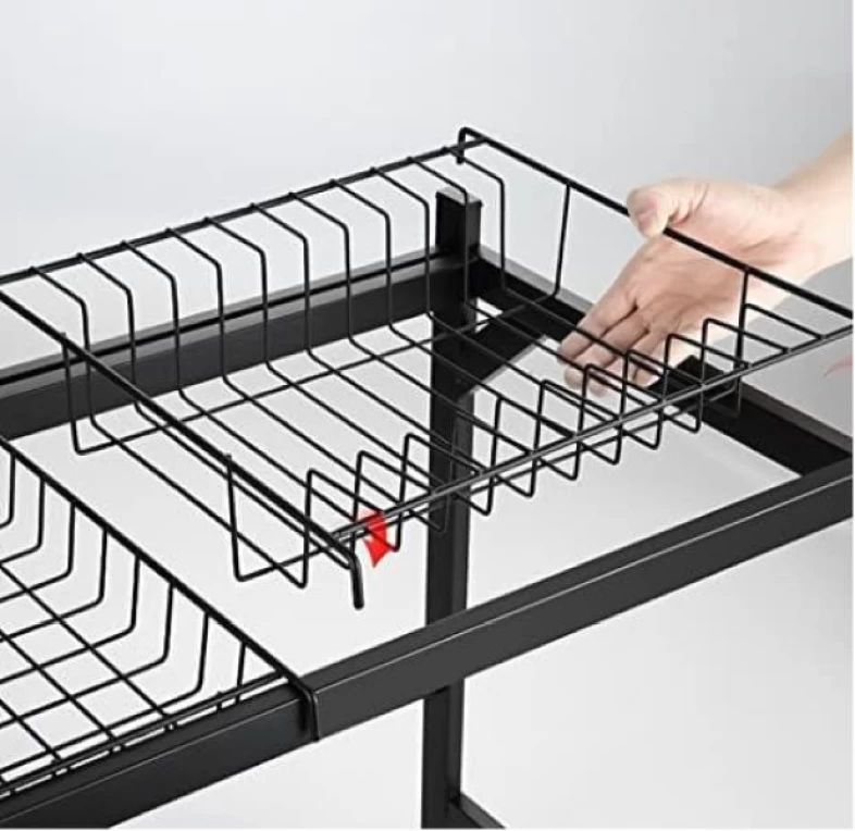 Compact - 2 Tier Over Sink Dish Drying Rack