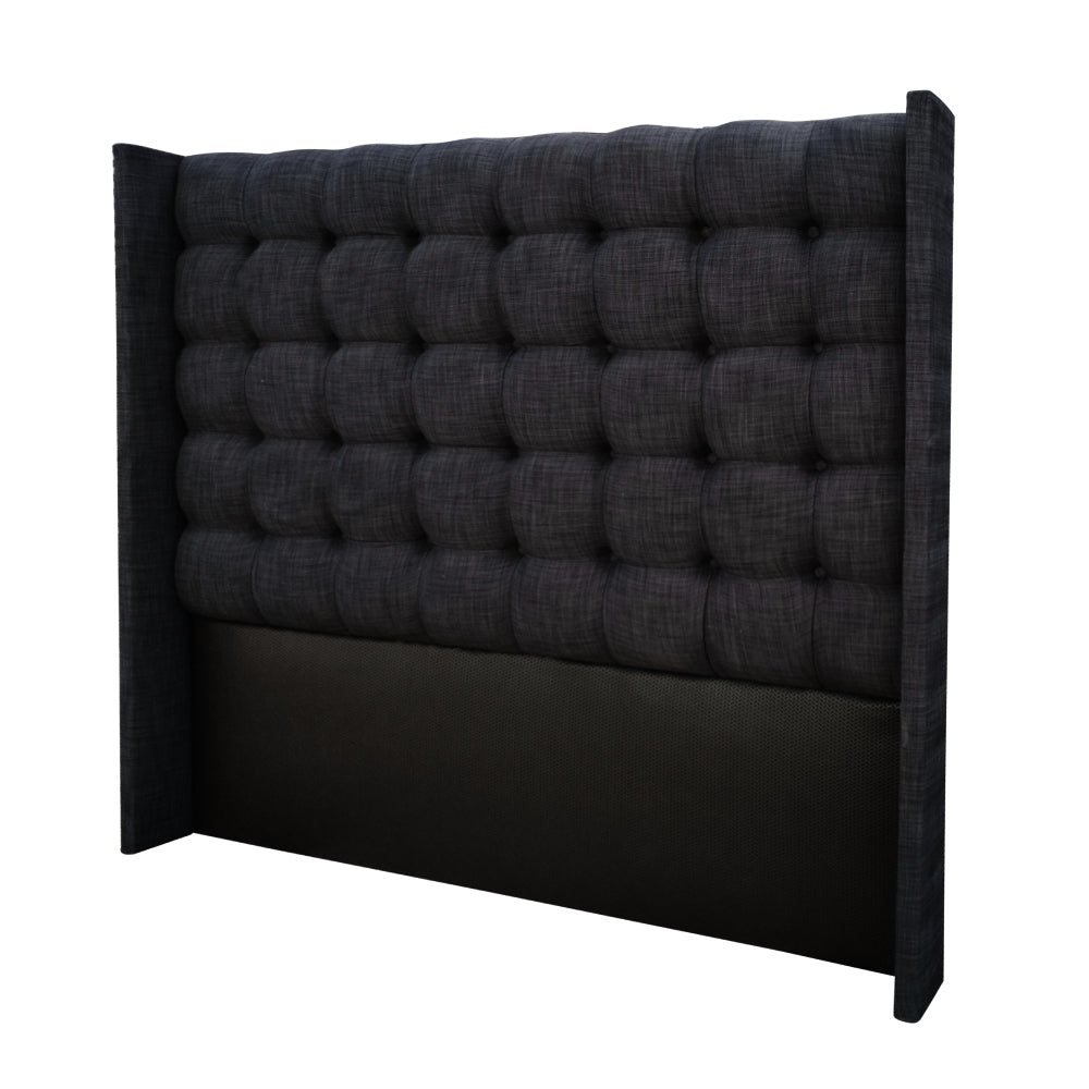 Nu Dekor - Benno Button Winged Headboard