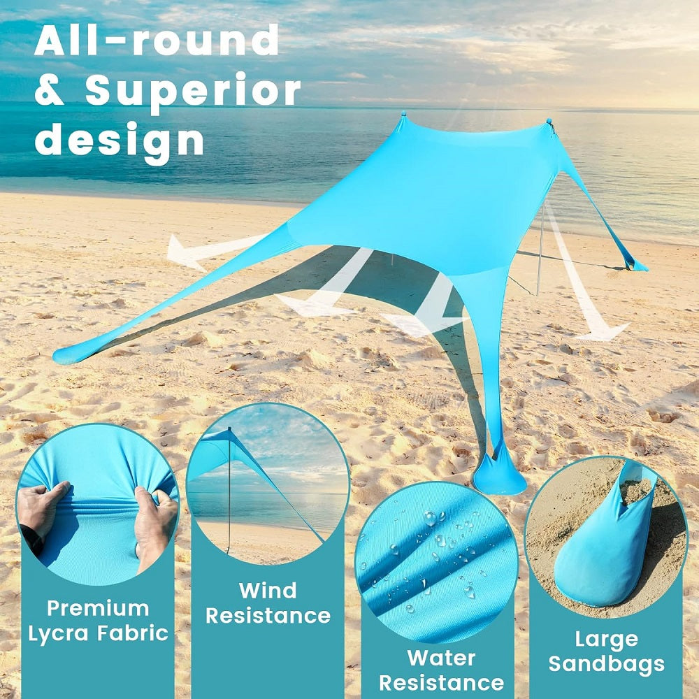 Shayd - Outdoor Beach Uv Protection Stretch Tent
