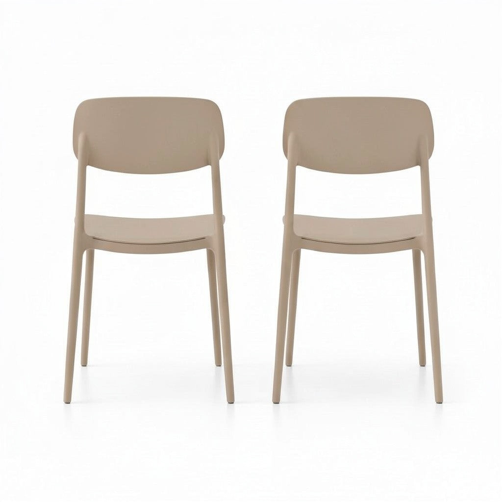 Nu Dekor - Ezy Stack Minimalist Chair - Set of 2