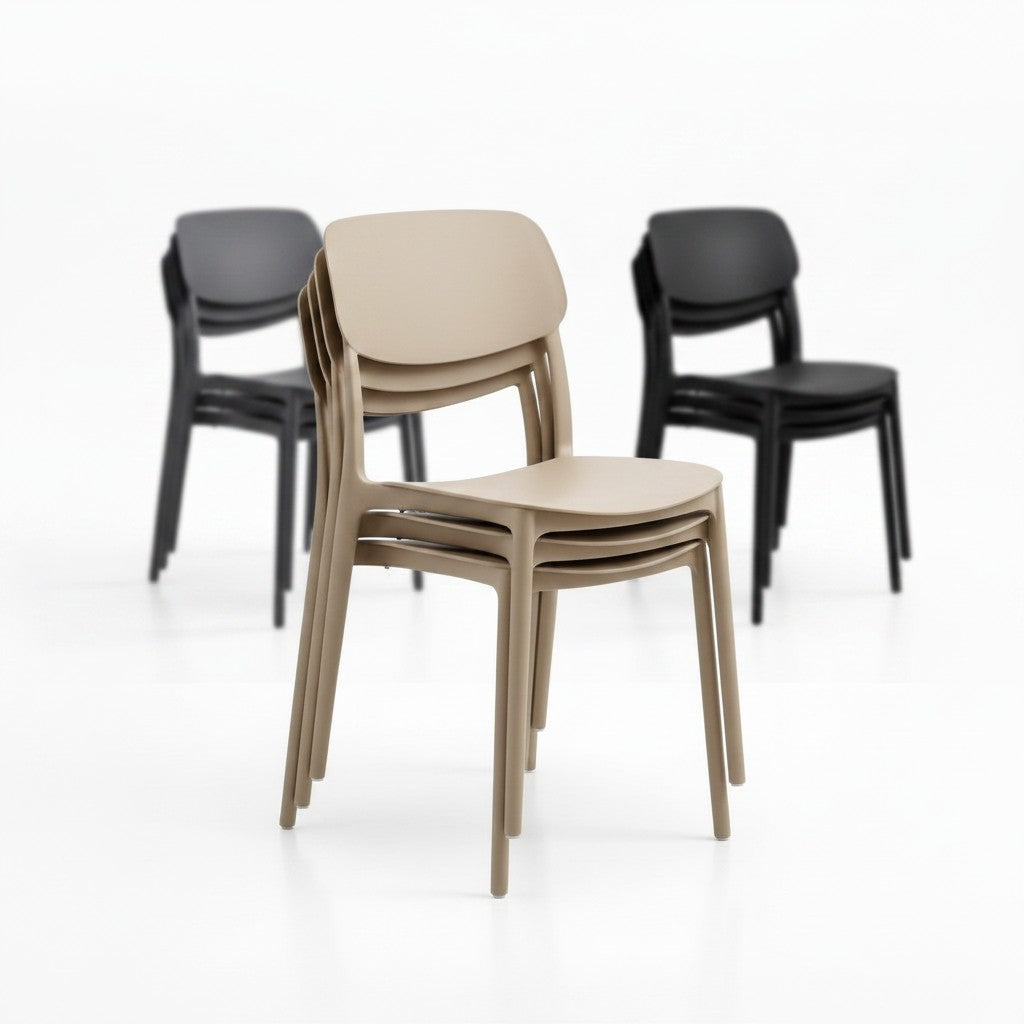 Nu Dekor - Ezy Stack Minimalist Chair - Set of 2