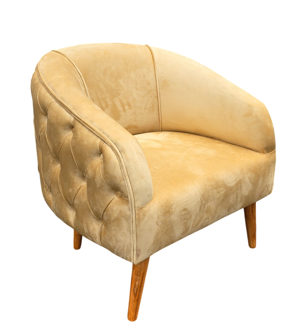 Nu Dekor - Bella Button Velvet Chair - Demo Stock