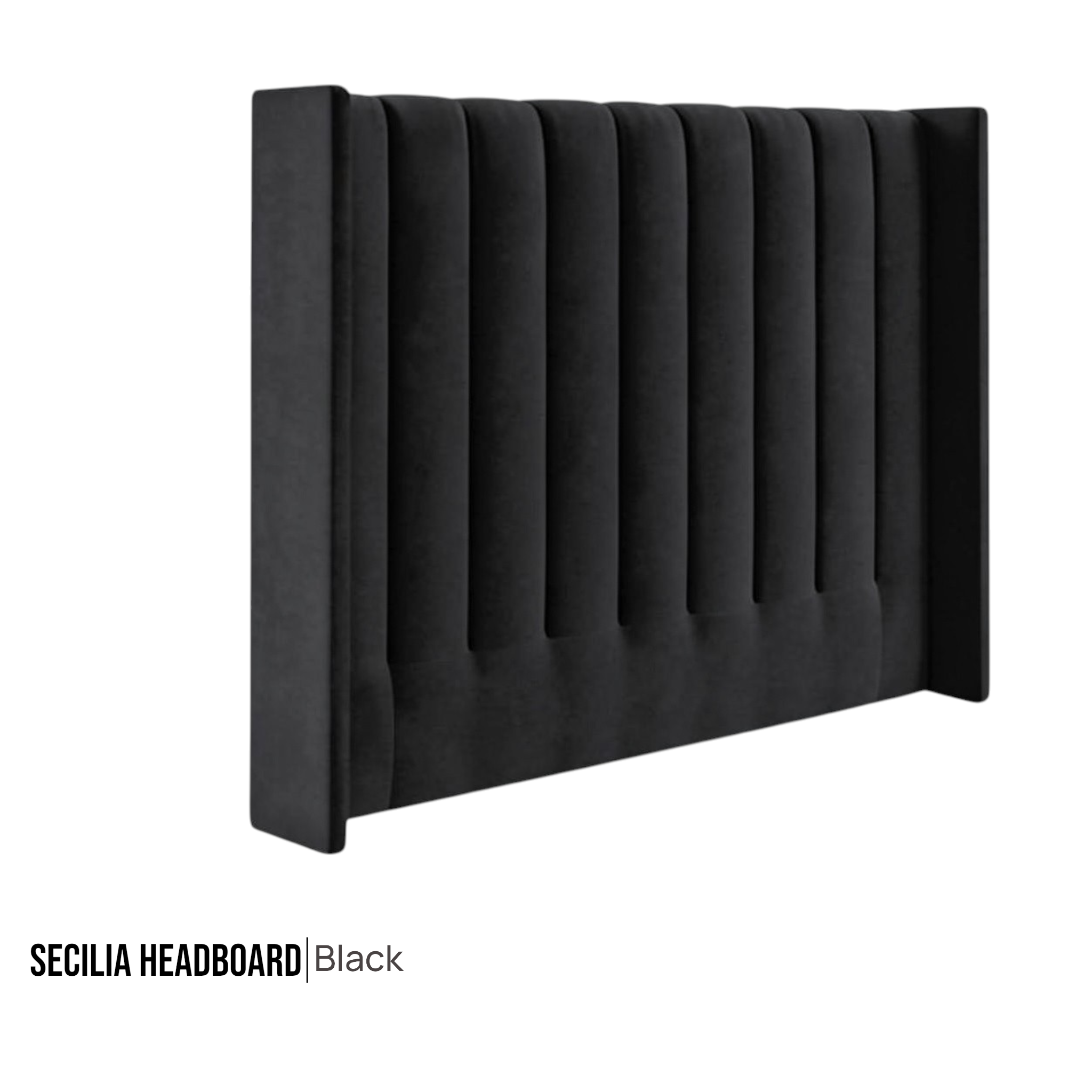 Nu Dekor - Secilia Velvet Paneled Tufted Headboard