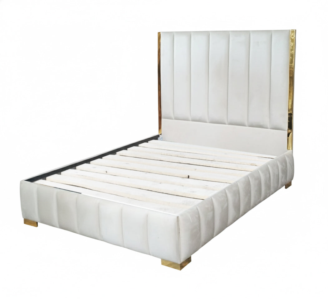 Nu Dekor - Aemilia Bed Base & Headboard