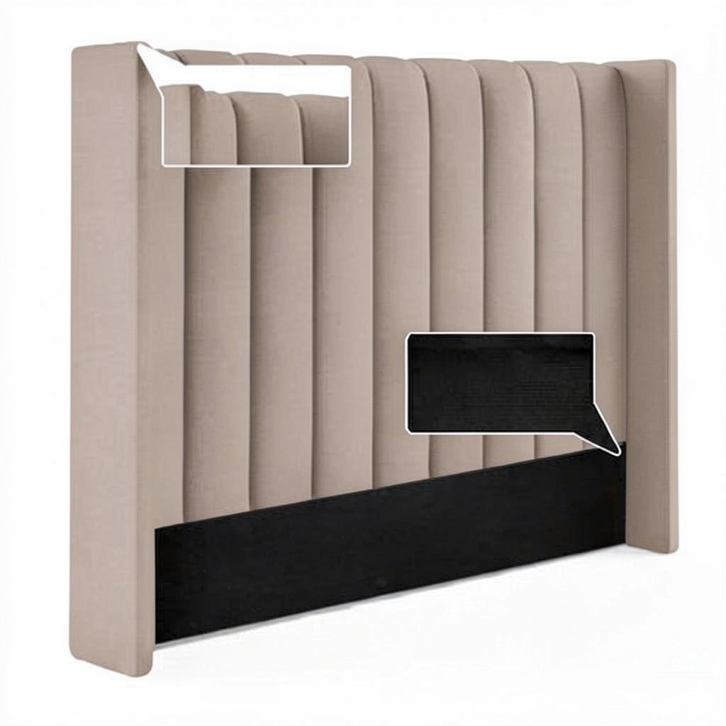 Nu Dekor - Camilla Velvet Paneled Tufted Headboard
