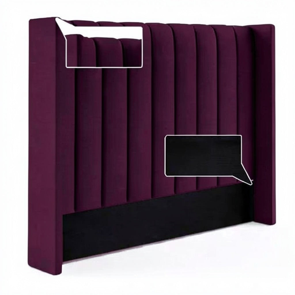 Nu Dekor - Camilla Velvet Paneled Tufted Headboard
