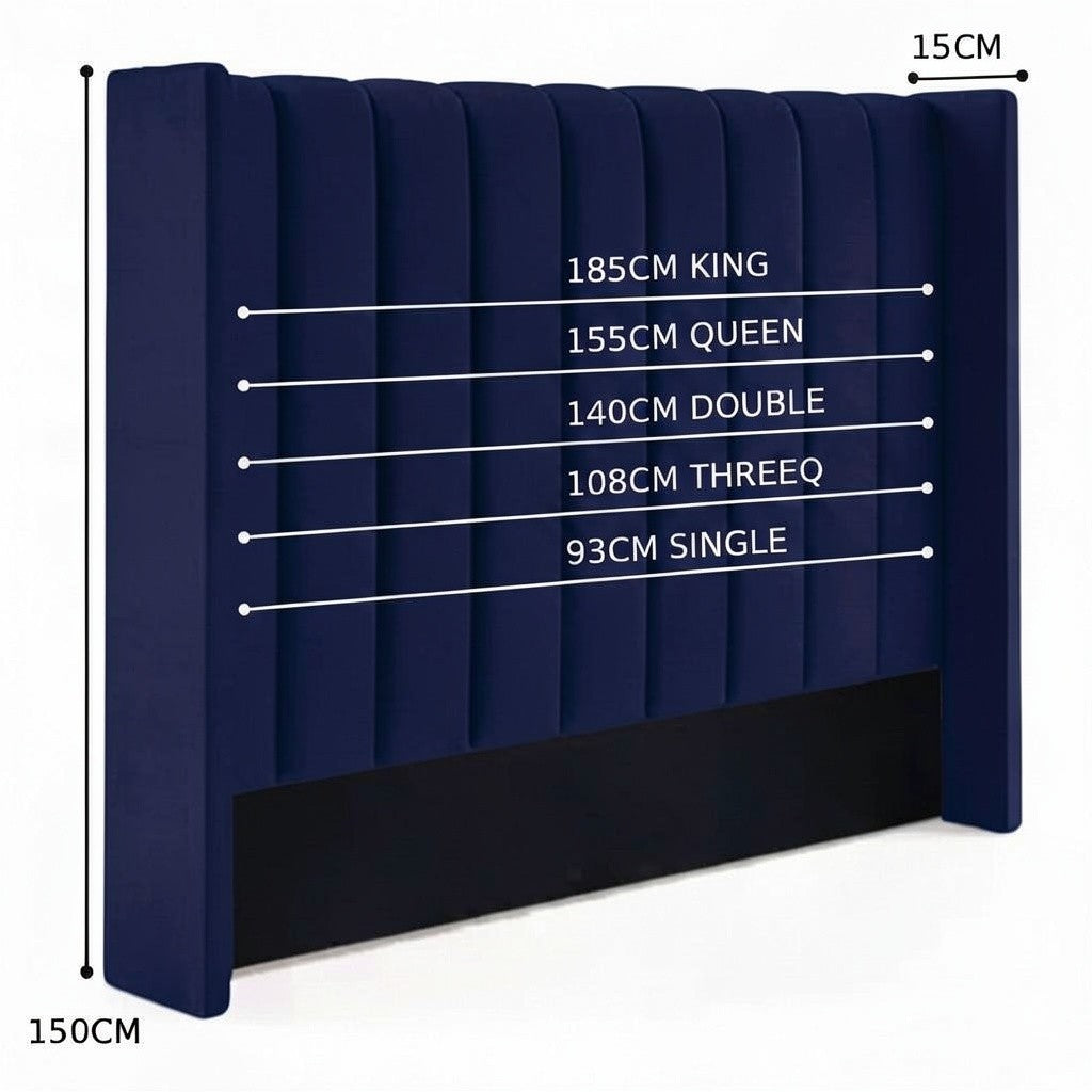 Nu Dekor - Camilla Velvet Paneled Tufted Headboard