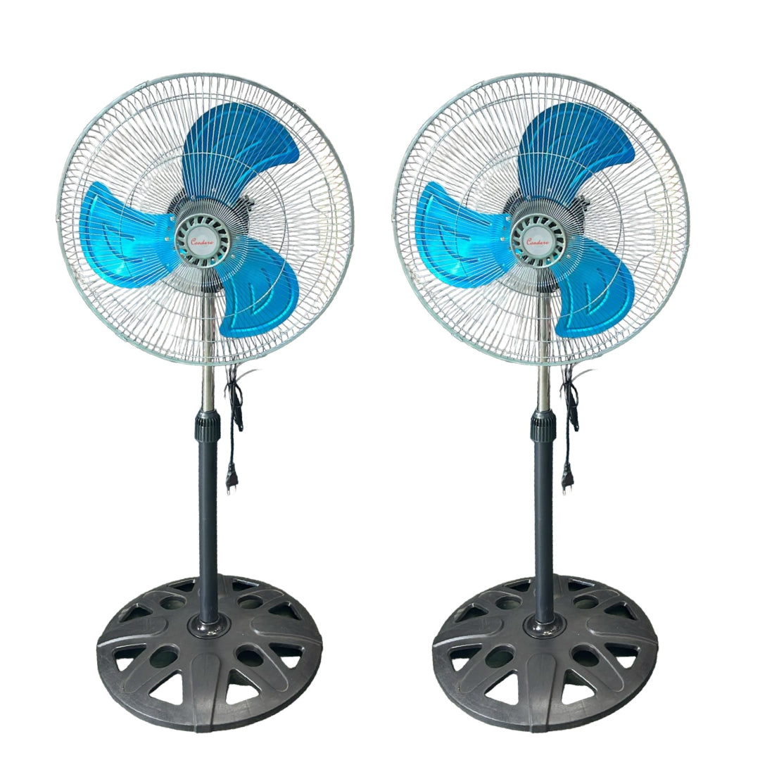 Condere - 18inch 3 Blade Floor Stand Fan - Set Of 2