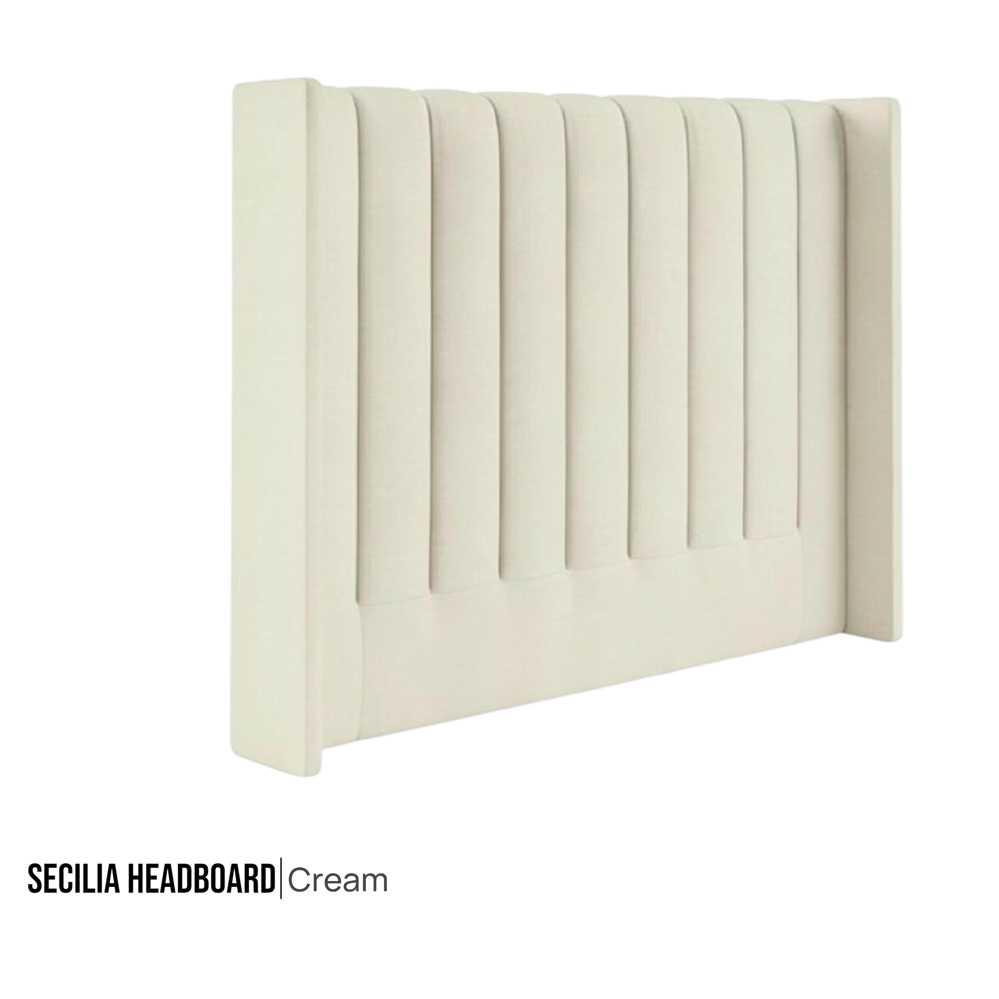 Nu Dekor - Secilia Velvet Paneled Tufted Headboard