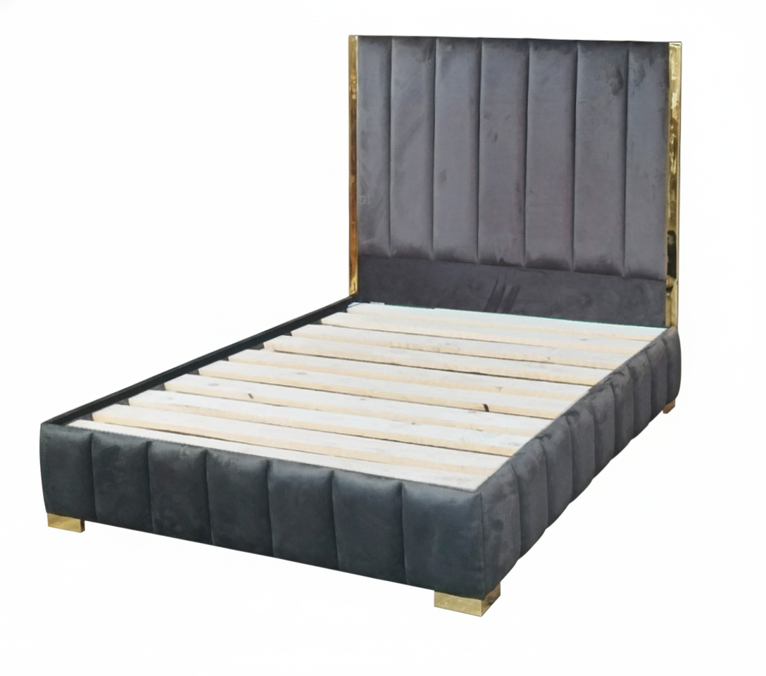 Nu Dekor - Aemilia Bed Base & Headboard
