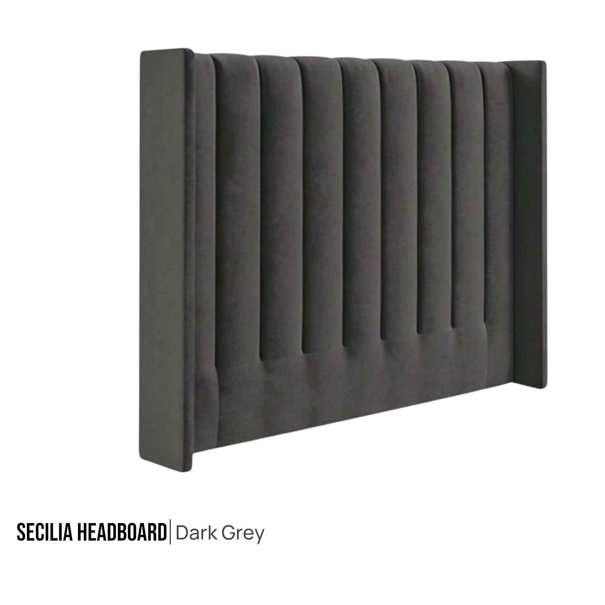 Nu Dekor - Secilia Velvet Paneled Tufted Headboard