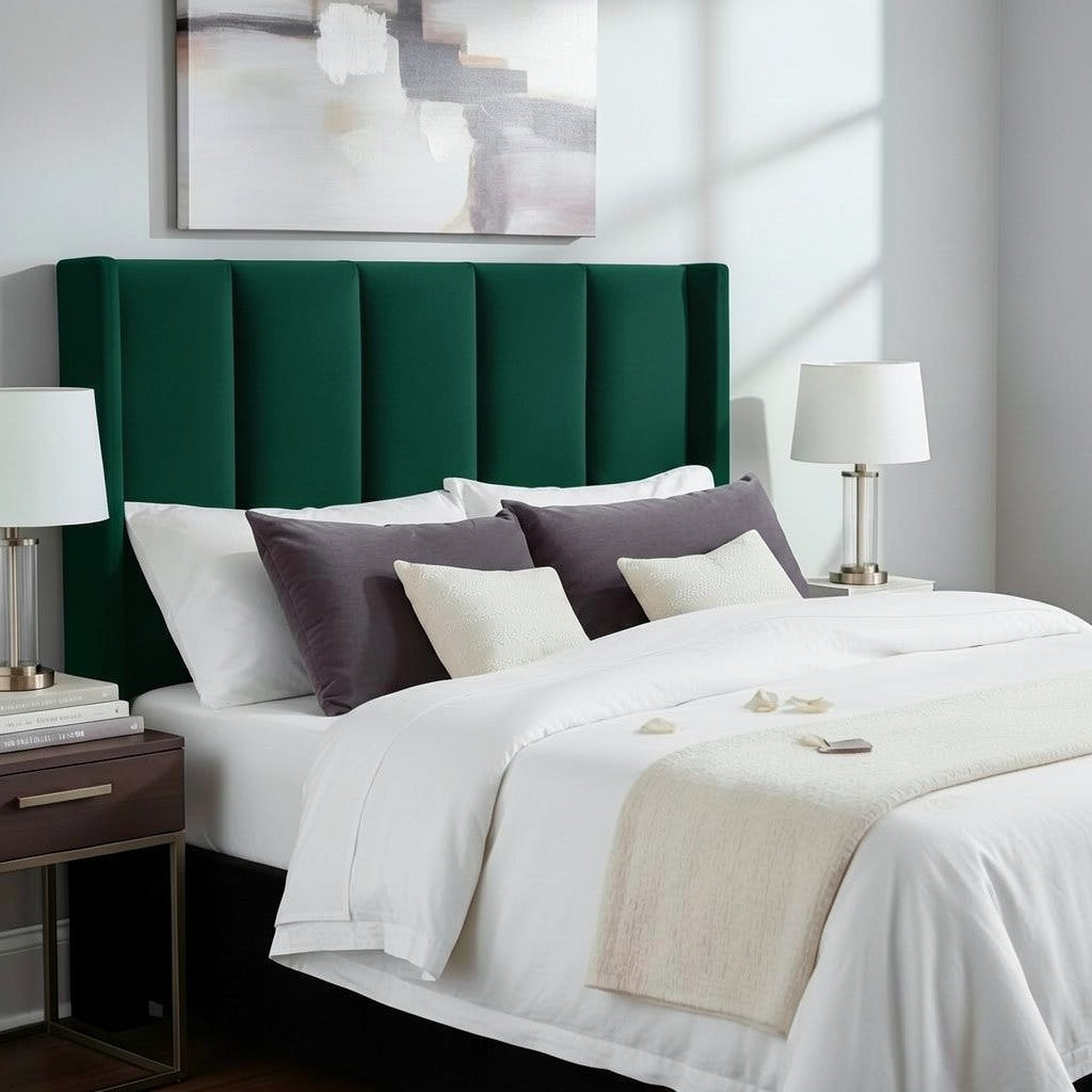 Nu Dekor - Alice Velvet Paneled Headboard