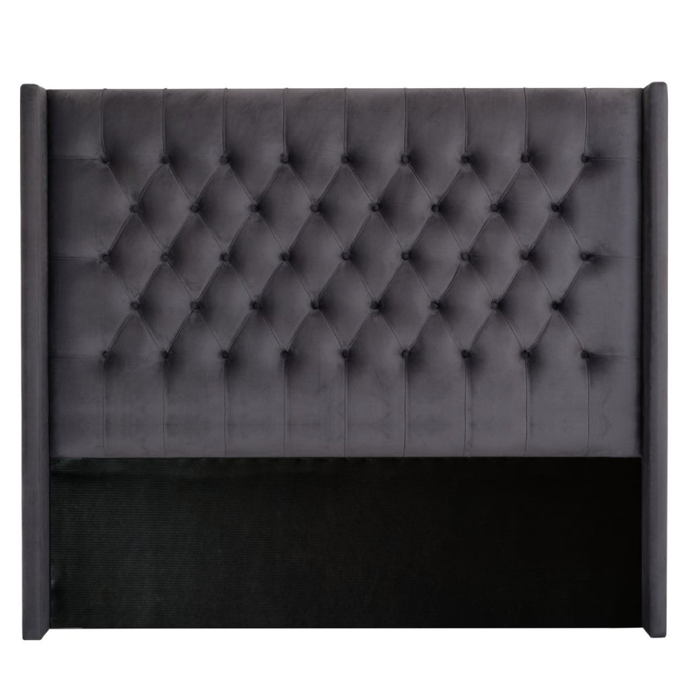 Nu Dekor - Diamante Velvet Paneled Tufted Headboard