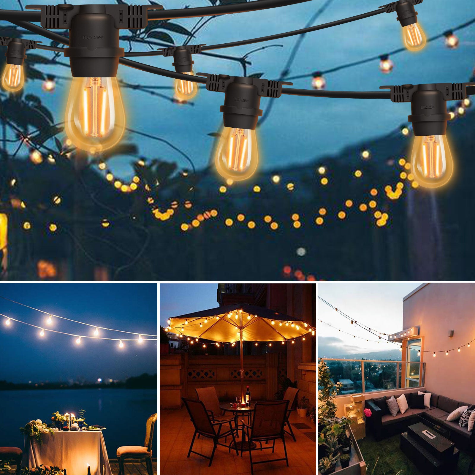 Brighta - Vintage Bulb String Lights