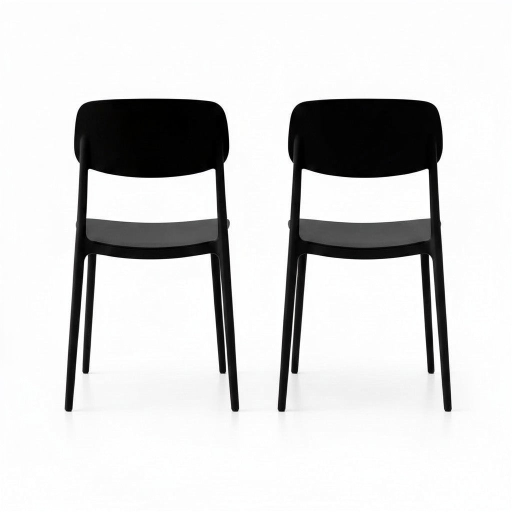 Nu Dekor - Ezy Stack Minimalist Chair - Set of 2