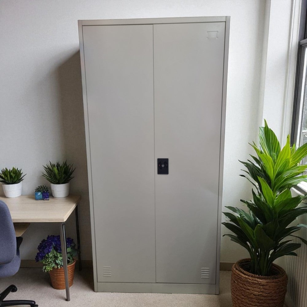 Focus - Maddix 4 Tier Storage & Hanging Cabinet With Safe