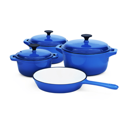 Homepro - 7 Piece Cast-iron Pot Set