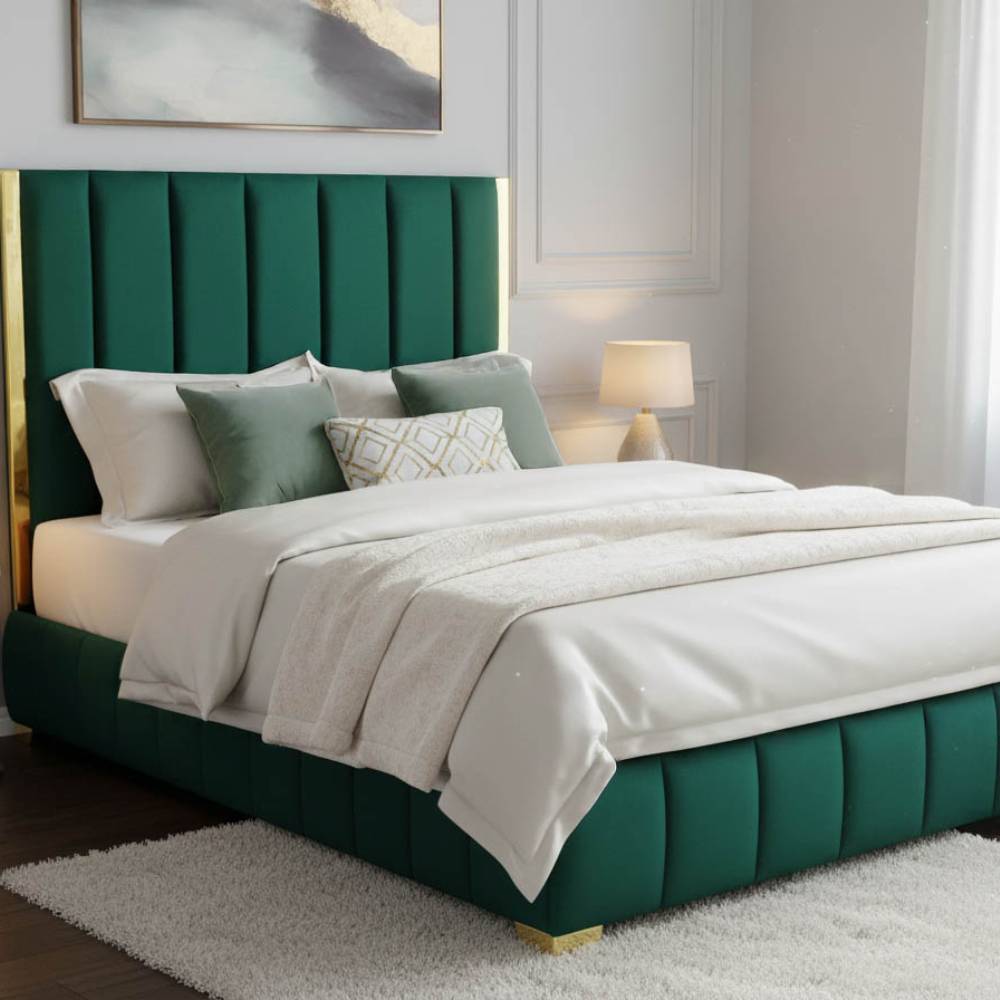 Nu Dekor - Aemilia Bed Base & Headboard