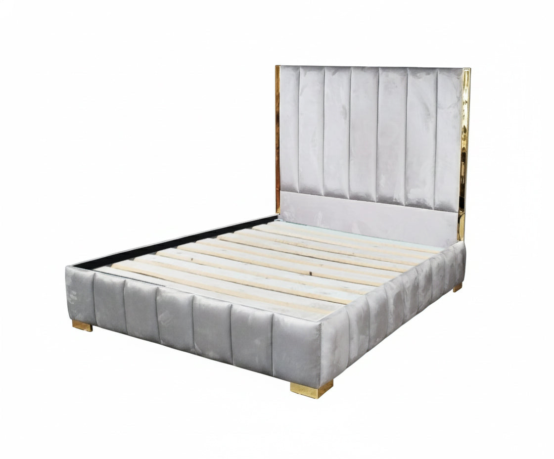 Nu Dekor - Aemilia Bed Base & Headboard