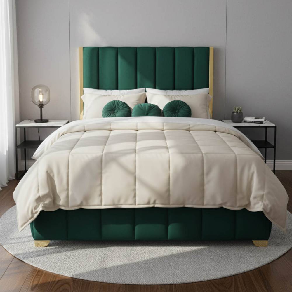 Nu Dekor - Aemilia Bed Base & Headboard