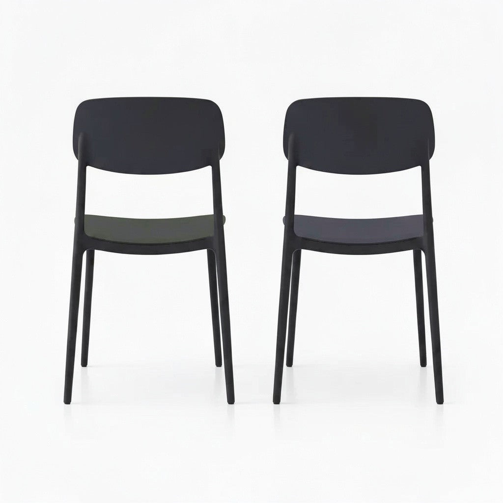 Nu Dekor - Ezy Stack Minimalist Chair - Set of 2
